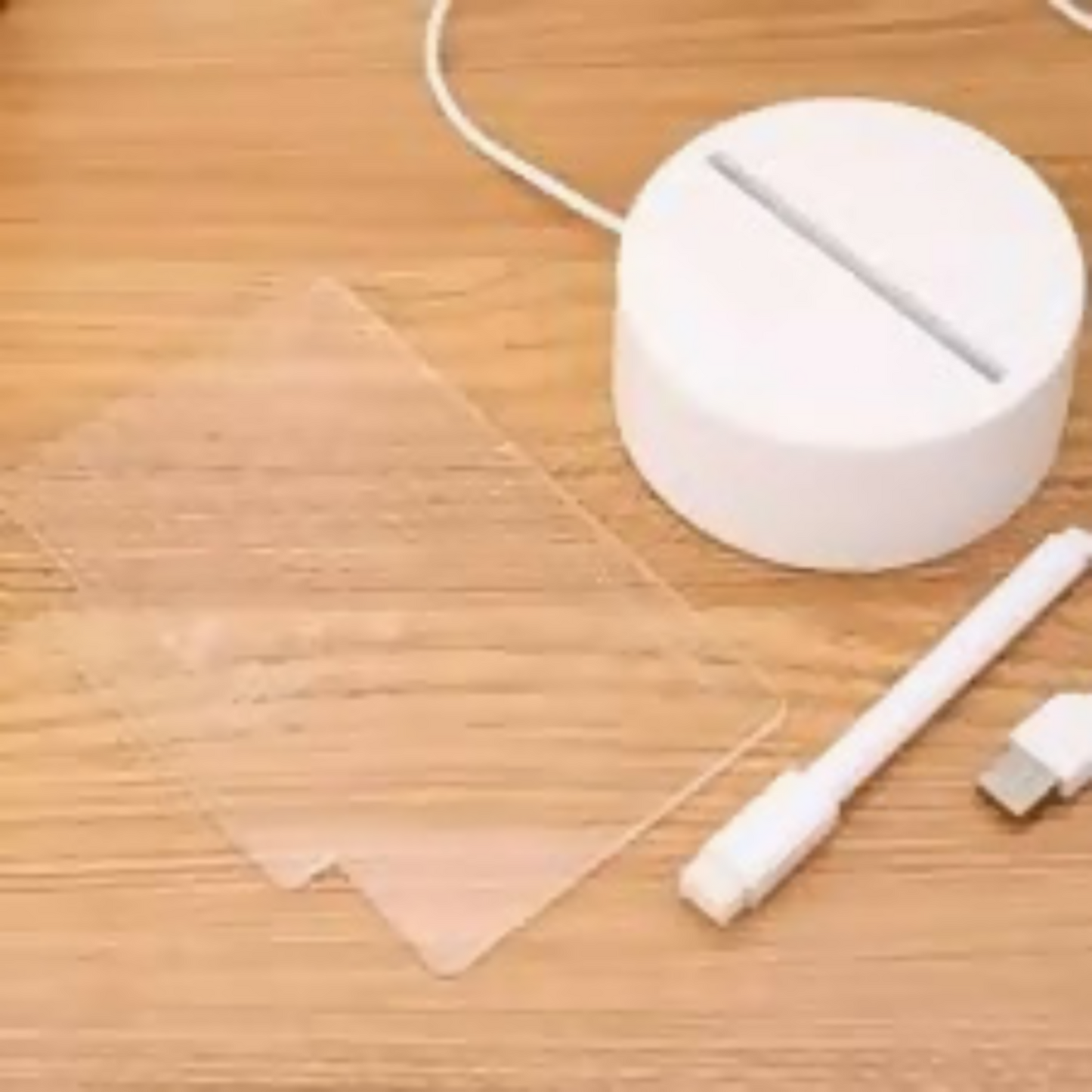 3D LED Acrylic Writing Board with Calendar Design